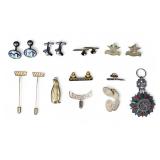 Group of Accessories Cufflinks, Medal, Pendant
