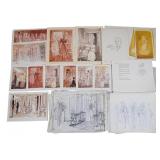 Earnest & Lady Windermere Book Original Art