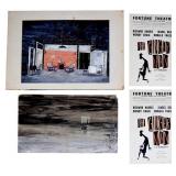 The Ginger Man Set Design Artwork 1959