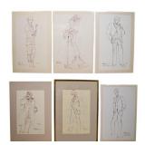 The Sea Gull 6 Costume Design Sketches
