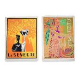 2 Vintage 1960s Senegal Travel Posters