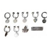 Tiffany & Co. Sterling Key Chains Various Shows