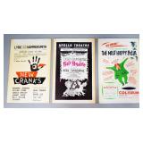 3 Theater Posters London 1959-1960