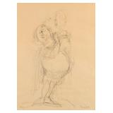 A Funny Thing Happened Costume Sketch Senex 1962