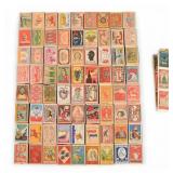 Group of 72 Swedish Safety Match Boxes