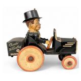 Marx Charlie McCarthy Tin Litho Benzine Buggy Toy