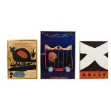 3 Exhibition Posters Miro, Kelly, Calder