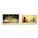 The Most Happy Fella 2 Pieces Set Design Artwork