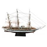 Wooden Ship Model of USS Essex Frigate 51"