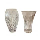 2 Waterford Crystal Vases Newgrange & Grant