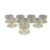 8 Waterford Crystal Footed Dessert Bowls