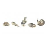 Baccarat Crystal Parrot & 4 Steuben Figurines