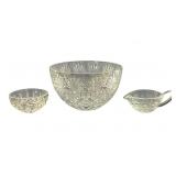 3 Pieces Waterford Crystal, Gravy Sauce Bowl