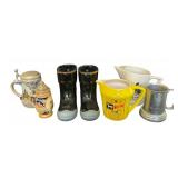 Vintage Bar Ware & German Beer Steins