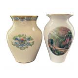 Lenox Autumn Vase & Thomas Kinkade Garden of Light