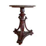 Mahogany Pedestal Table Marble Top
