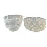 2 Crystal Serving Bowls Incl. Waterford
