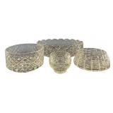 4 Waterford Crystal Serving Bowls