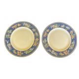 Pair of Wedgwood Blue Siam Dinner Plates