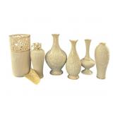 6 Lenox Vases Glenwood, Gatsby, Savoy Collections