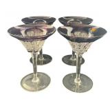 Waterford Simply Pastel Lilac Martini Glasses