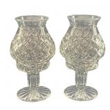 Pair of Block Crystal Fairy Lamps