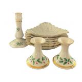 Lenox Holiday Plates & Candlestick Holders