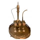 Indian Brass Coffee & Tea Set