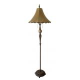 Tiffany Style Floor Lamp Fabric Shade