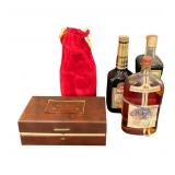 5 Vintage Sealed Bottles Incl 1968 Order of Merit