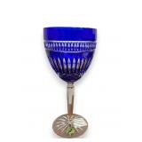 4 Waterford Crystal Sapphire Serenity Goblets
