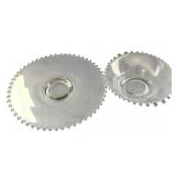 Candlewick Glass Cake Plate & Bowl