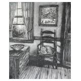 Hargrove Serigraph Cat in the Home