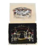 Die Fledermaus 4 Pieces Set Design Artwork