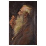 Maurice Fromkes Oil on Canvas The Patriarch Maurice Fromkes Oil on Canvas The Patriarch