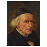 Willi Kupper Oil on Wood Panel Portrait Willi Kupper Oil on Wood Panel Portrait