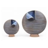 Pair Modern Pottery Vases Pair Modern Pottery Vases