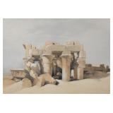 After David Roberts Lithograph Ruins of Kom Ombo After David Roberts Lithograph Ruins of Kom Ombo