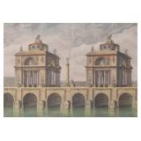Triumphal Bridge Engraving Triumphal Bridge Engraving