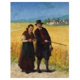 S. Constantin Oil on Canvas Walking Through S. Constantin Oil on Canvas Walking Through