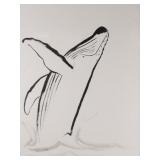 Robert Wyland Ink Painting Humpback Whale Robert Wyland Ink Painting Humpback Whale