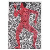 Keith Haring Into 84 Shafrazi Exhibition Poster Keith Haring Into 84 Shafrazi Exhibition Poster