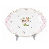 Herend Rothschild Bird Ribbon Platter Herend Rothschild Bird Ribbon Platter