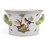 Herend Rothschild Bird Porcelain Cachepot Herend Rothschild Bird Porcelain Cachepot