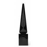 Cartier Black Glass Obelisk Cartier Black Glass Obelisk