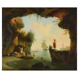 After Claude-Joseph Vernet Oil on Panel Bathers After Claude-Joseph Vernet Oil on Panel Bathers
