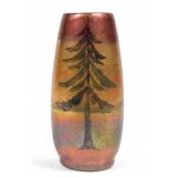 Weller Lasa Iridescent Pottery Vase Weller Lasa Iridescent Pottery Vase