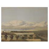 After David Roberts Lithograph Lybian Mountains After David Roberts Lithograph Lybian Mountains