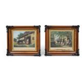 Pair Of Prints After George Morland Pair Of Prints After George Morland