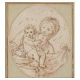 Attributed to Tiepolo Drawing Mother & Child Attributed to Tiepolo Drawing Mother & Child